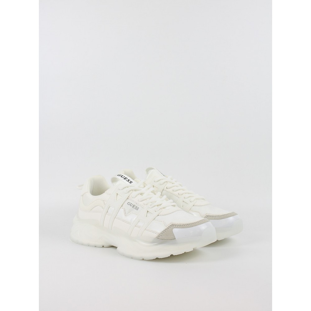 Ανδρικό Sneaker Guess Belluno FMFUNOELL12 Ασπρο