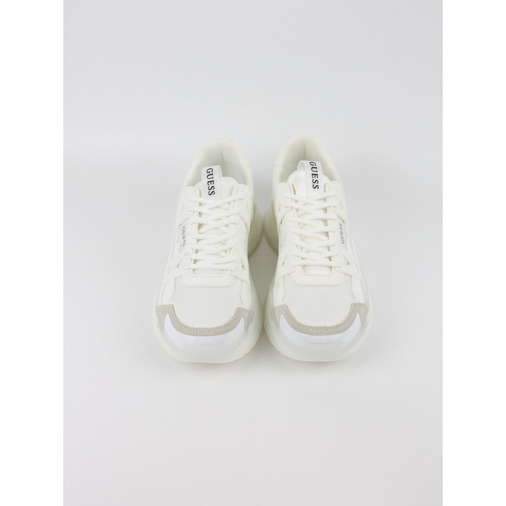 Ανδρικό Sneaker Guess Belluno FMFUNOELL12 Ασπρο