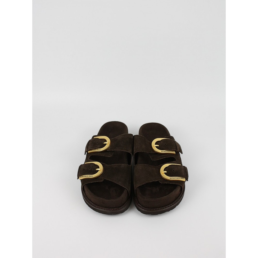 Γυναικεία Σανδάλια Komis-Komis E603 Ebano