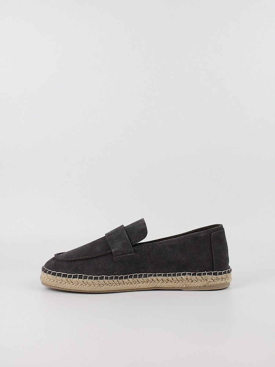 Ανδρικά Μοκασίνι Calvin KLein Espadrille Loafer Band Su HM0HM02072-GE7 Γκρι