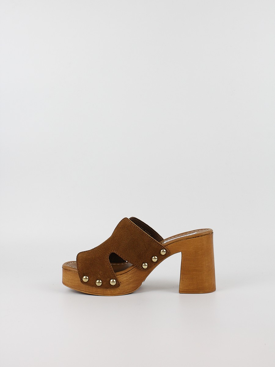 Γυναικεία Σαμπό Steve Madden Sunkissed 11005174 Kαφέ