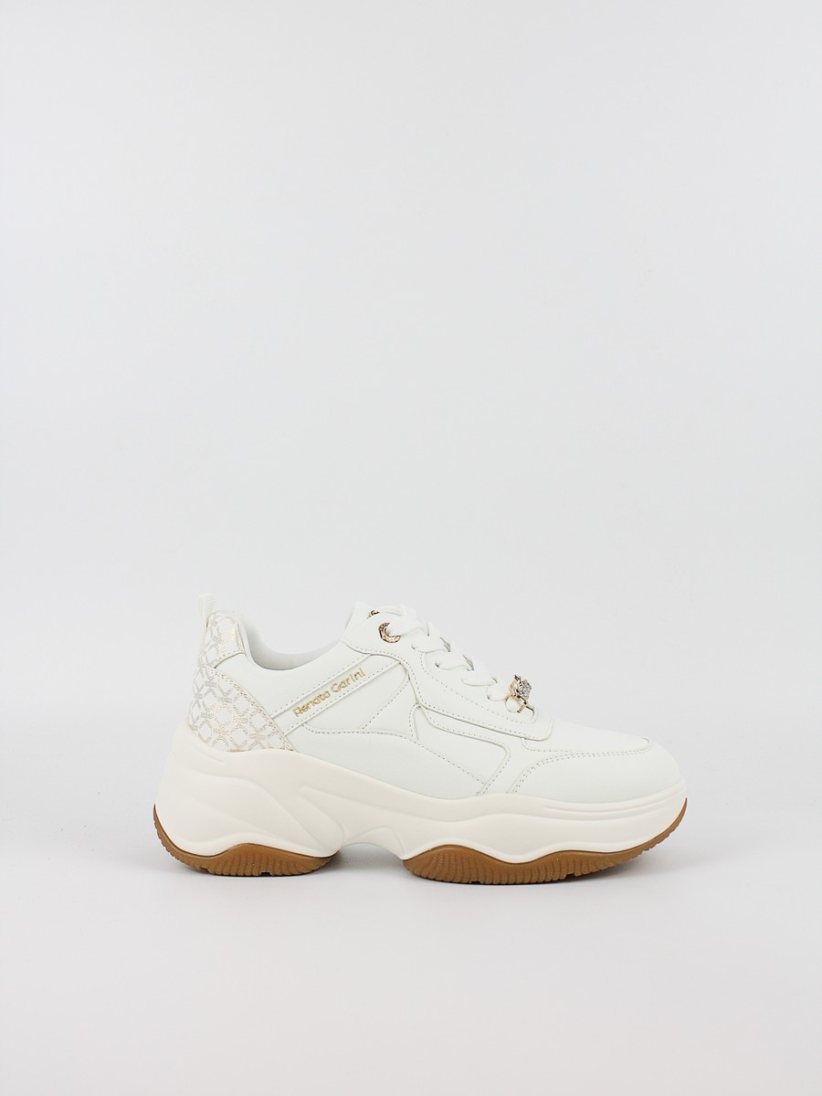 Γυναικείο Sneaker Renato Garini W119R236308F Ασπρο