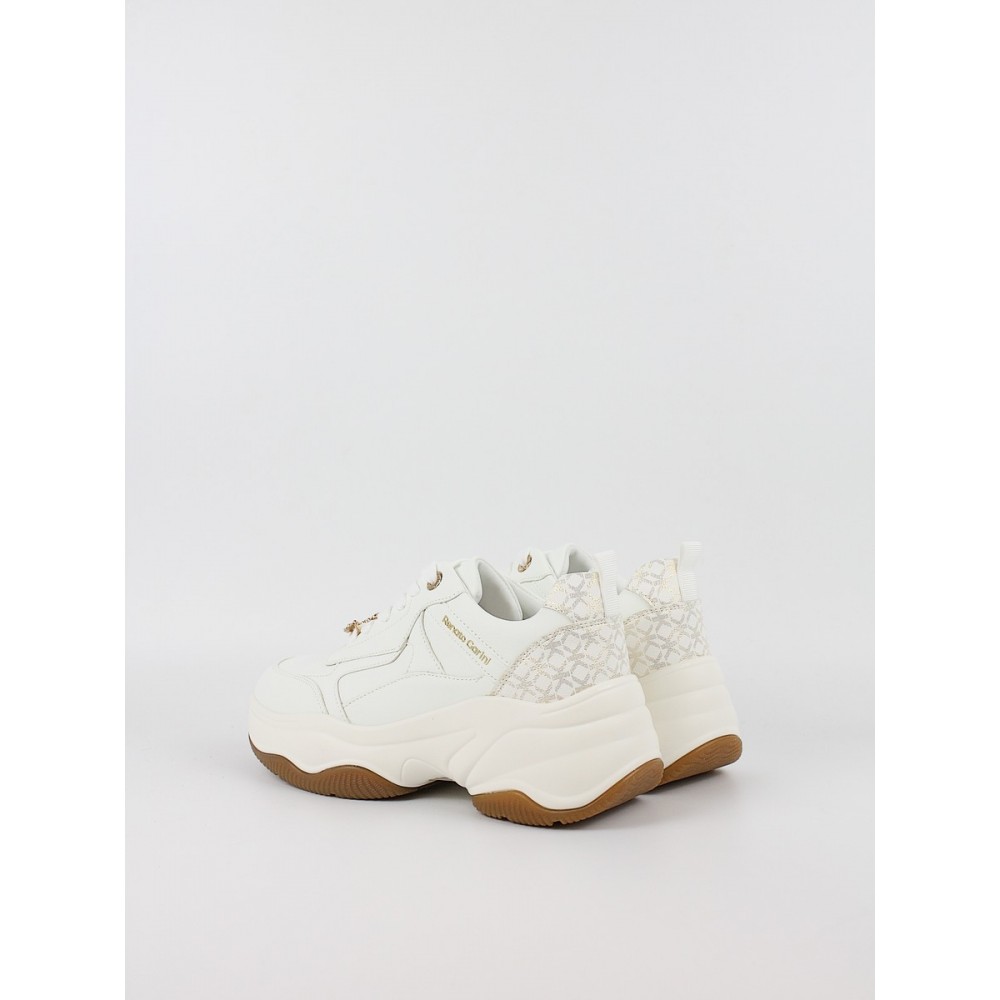 Γυναικείο Sneaker Renato Garini W119R236308F Ασπρο