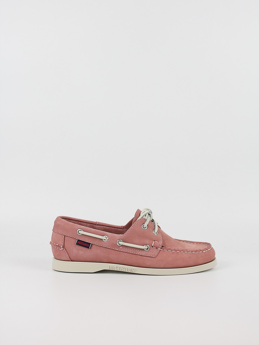 Γυναικείο Boat Sebago Dockside Portland Nubuck Woman L74121SW-A22R Ροζ