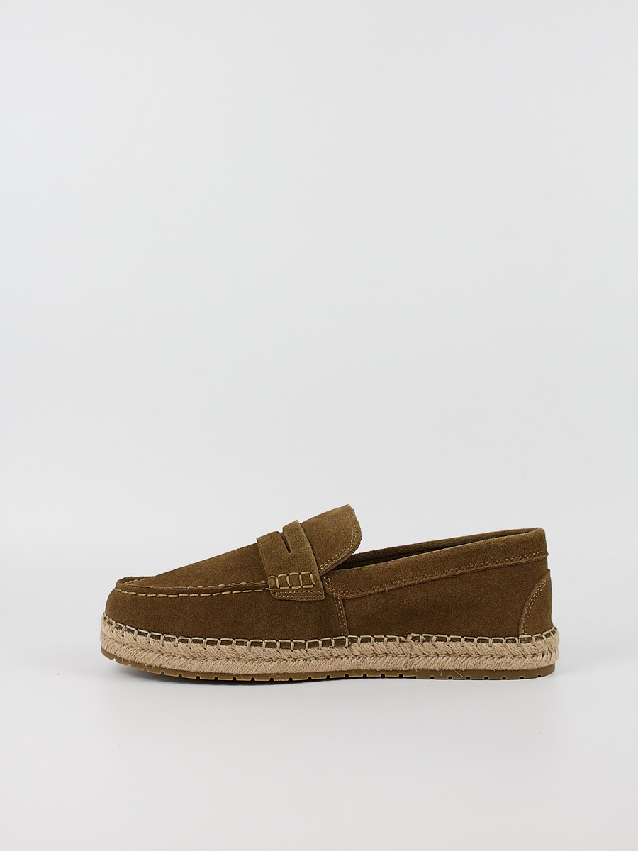 Ανδρικά ΜοκασίνιαTommy Hilfiger Flexible Hilfiger Sde Espadrille FM0FM05794-GVQ Καφέ
