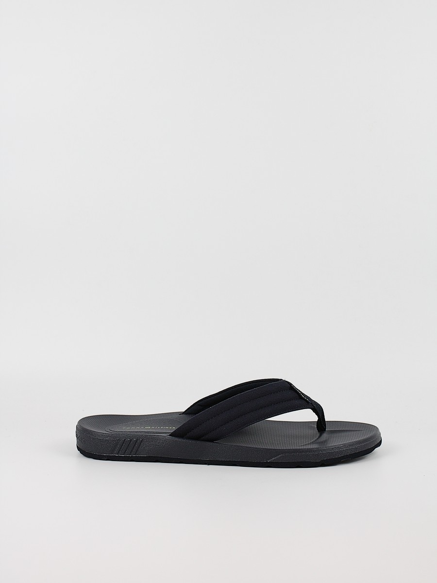 Ανδρικά Sneaker Tommy Hilfiger Molded Hilfiger Lth Beach Sandal FM0FM05802-DW5 Μπλε