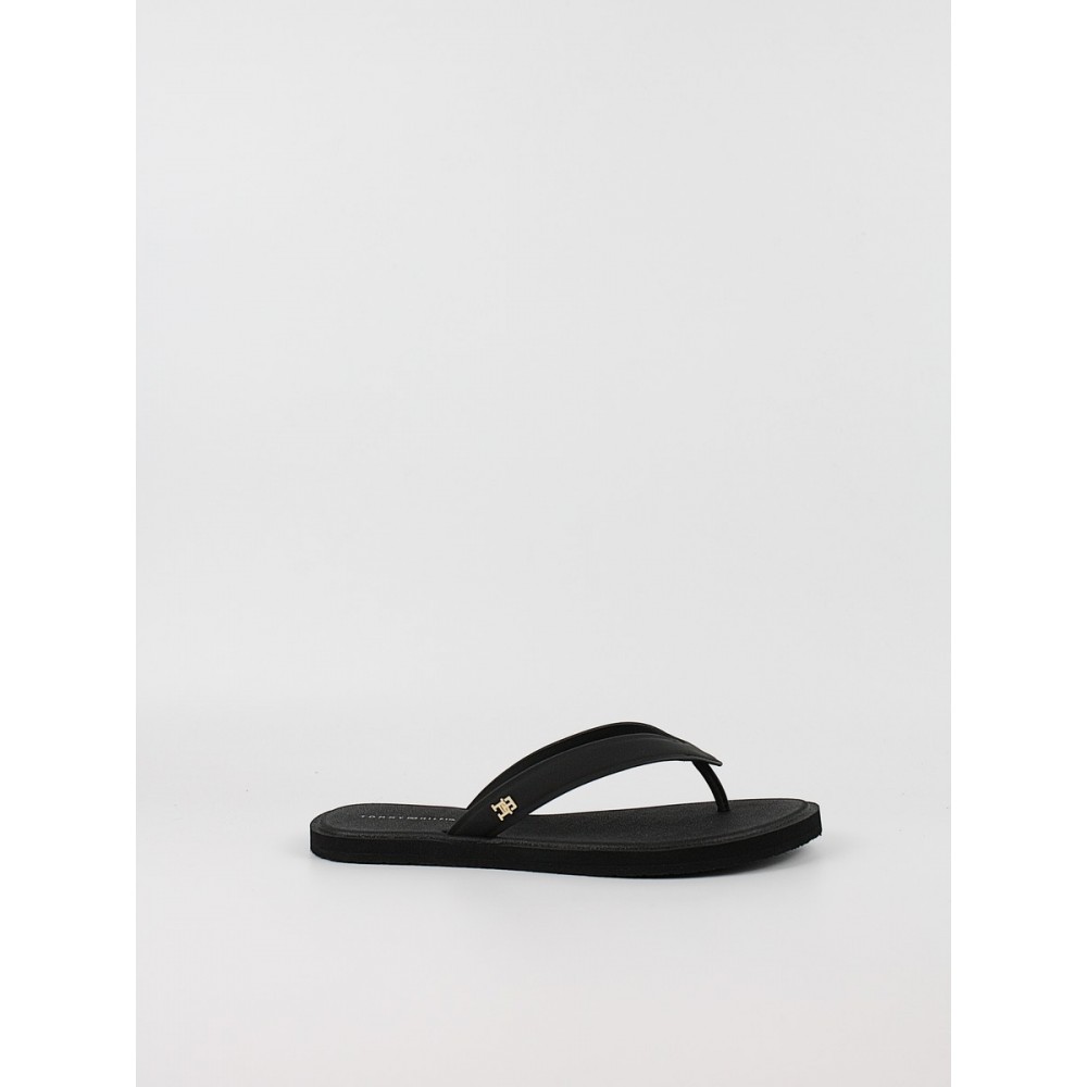 Γυναικεία Σαγιονάρα Tommy Hilfiger Th Scandi Premium Summer Sandal FW0FW09206-BDS Μαύρη