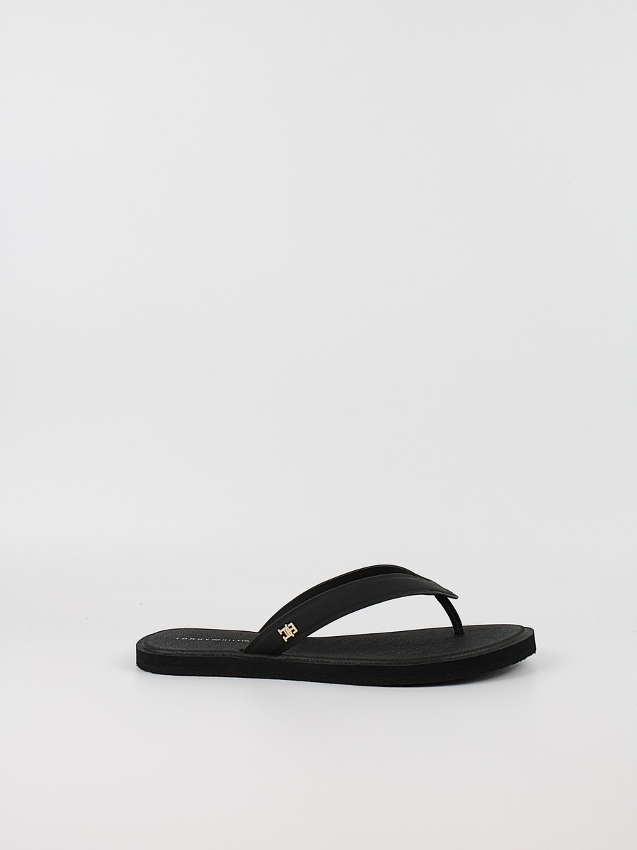 Γυναικεία Σαγιονάρα Tommy Hilfiger Th Scandi Premium Summer Sandal FW0FW09206-BDS Μαύρη