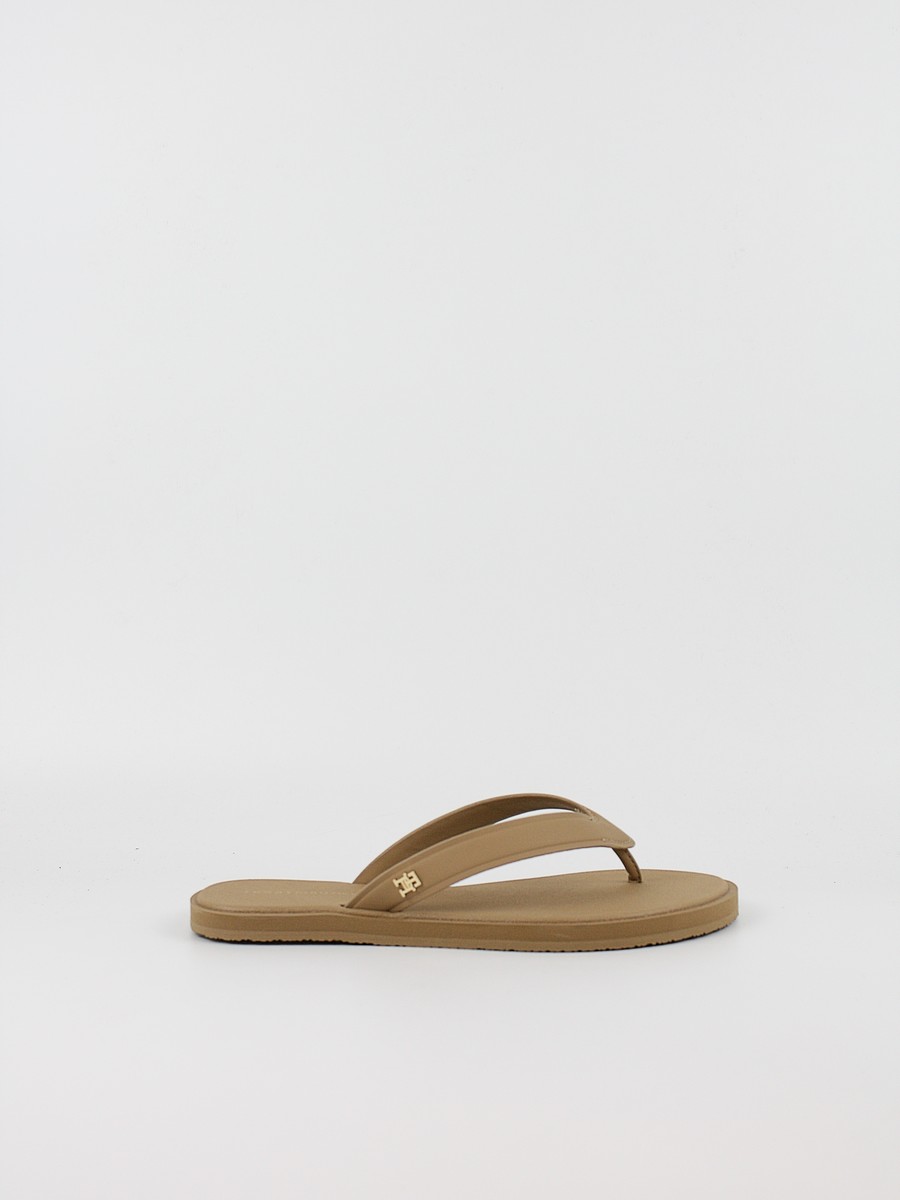 Γυναικεία Σαγιονάρα Tommy Hilfiger Th Scandi Premium Summer Sandal FW0FW09206-RBC Μπεζ