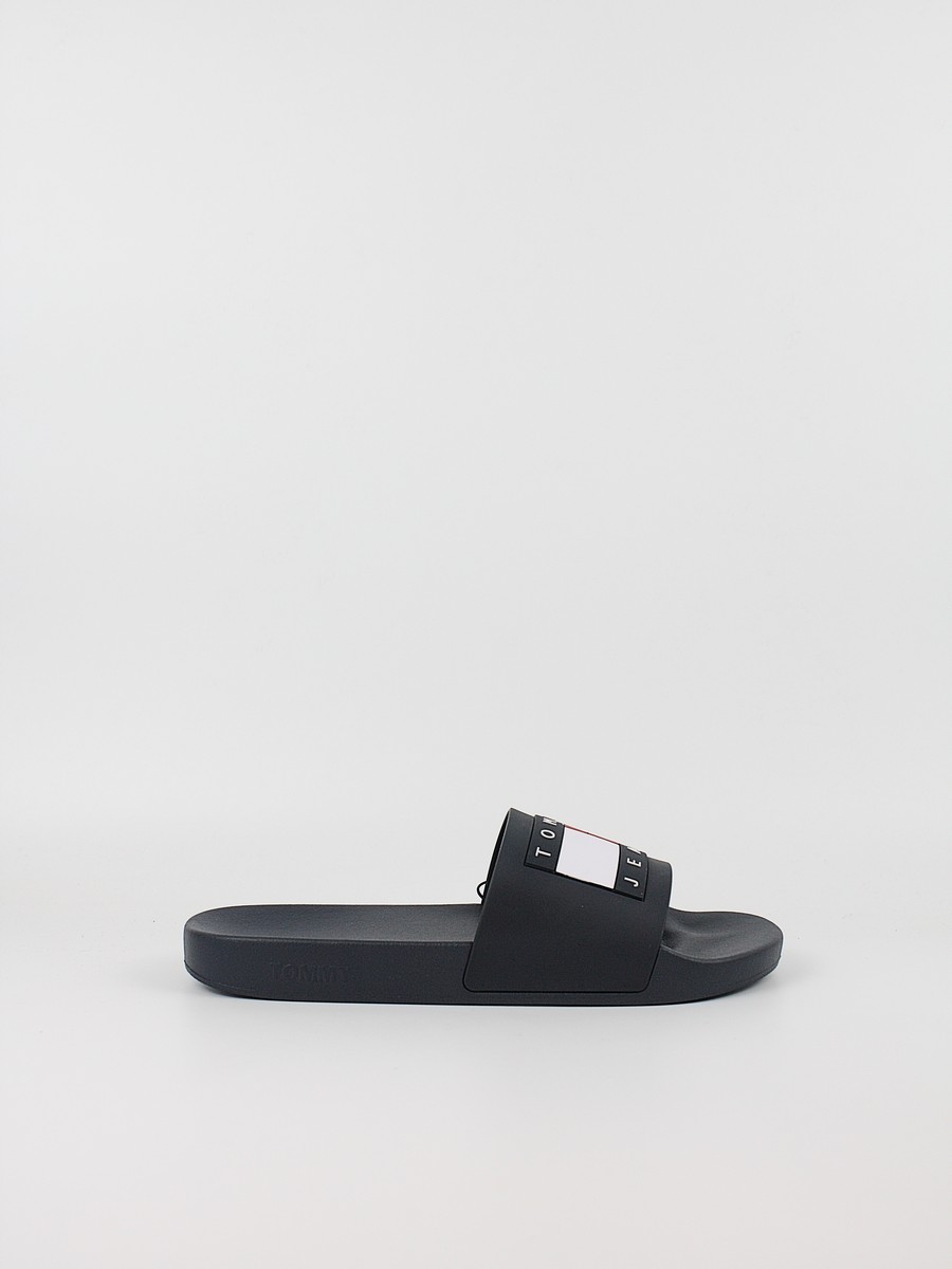 Ανδρική Σαγιονάρα Tommy Hilfiger Tommy Jeans Pool Slide Ess EM0EM01191-C1G Μπλε