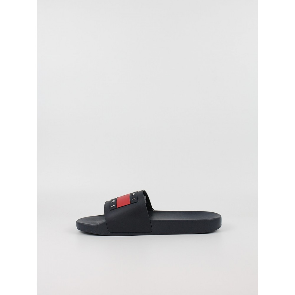 Ανδρική Σαγιονάρα Tommy Hilfiger Tommy Jeans Pool Slide Ess EM0EM01191-C1G Μπλε