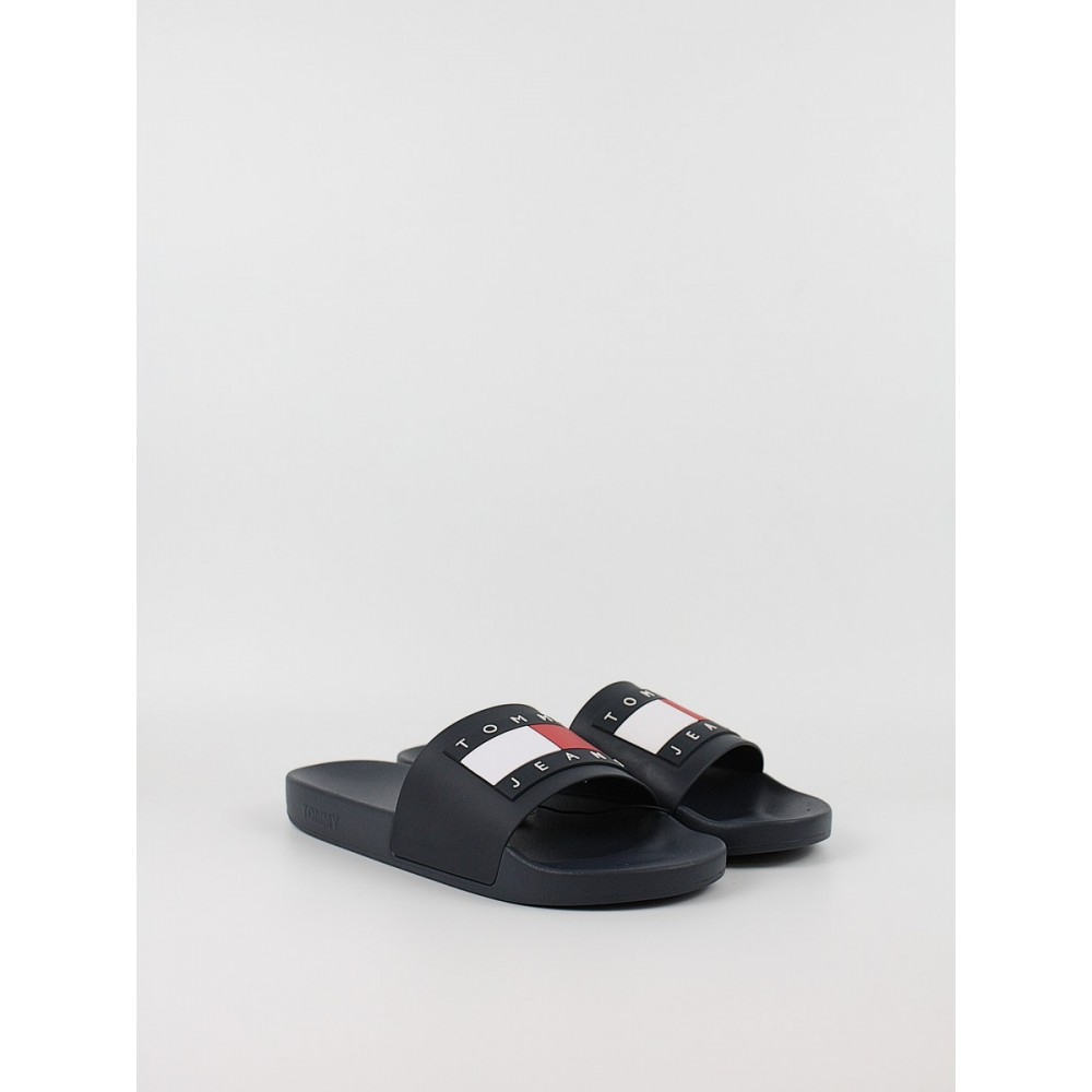 Ανδρική Σαγιονάρα Tommy Hilfiger Tommy Jeans Pool Slide Ess EM0EM01191-C1G Μπλε