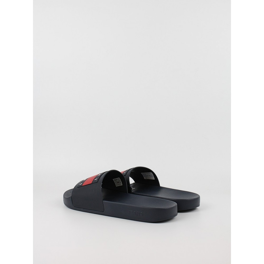 Ανδρική Σαγιονάρα Tommy Hilfiger Tommy Jeans Pool Slide Ess EM0EM01191-C1G Μπλε