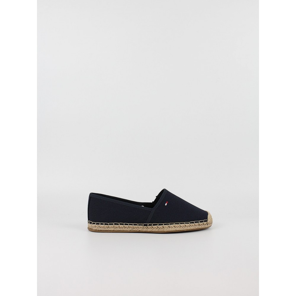 Γυναικεία Εσπανδρίγια Tommy Hilfiger Flag Canvas Espadrille FW0FW08541-DW6 Μπλε