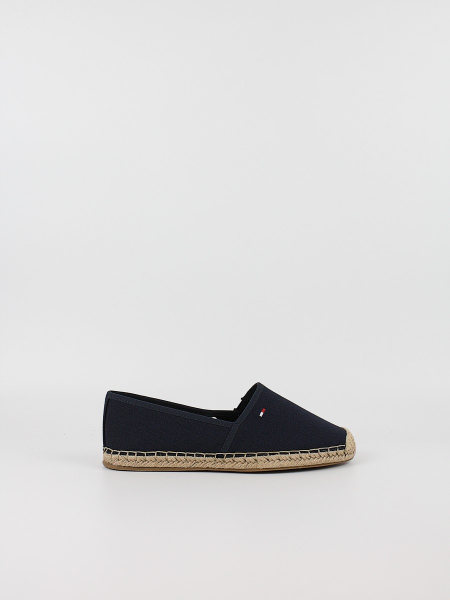Γυναικεία Εσπανδρίγια Tommy Hilfiger Flag Canvas Espadrille FW0FW08541-DW6 Μπλε