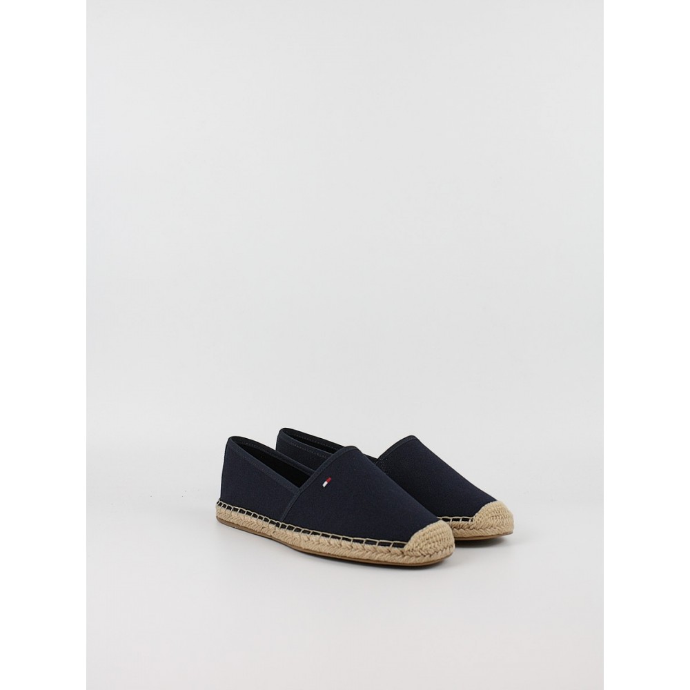 Γυναικεία Εσπανδρίγια Tommy Hilfiger Flag Canvas Espadrille FW0FW08541-DW6 Μπλε