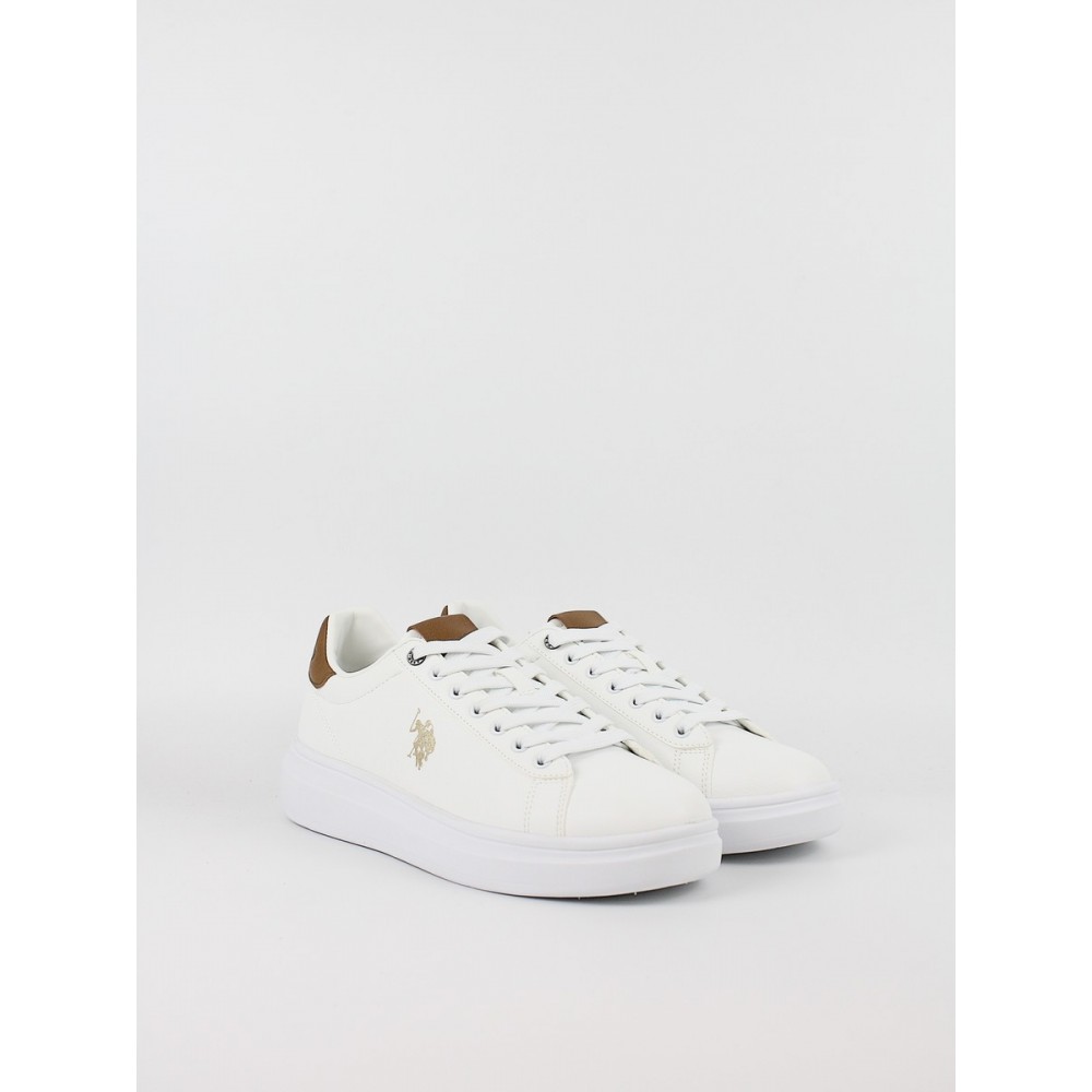 Ανδρικό Sneaker Us Polo Assn CODY010B-WHI-CUO01 Ασπρο