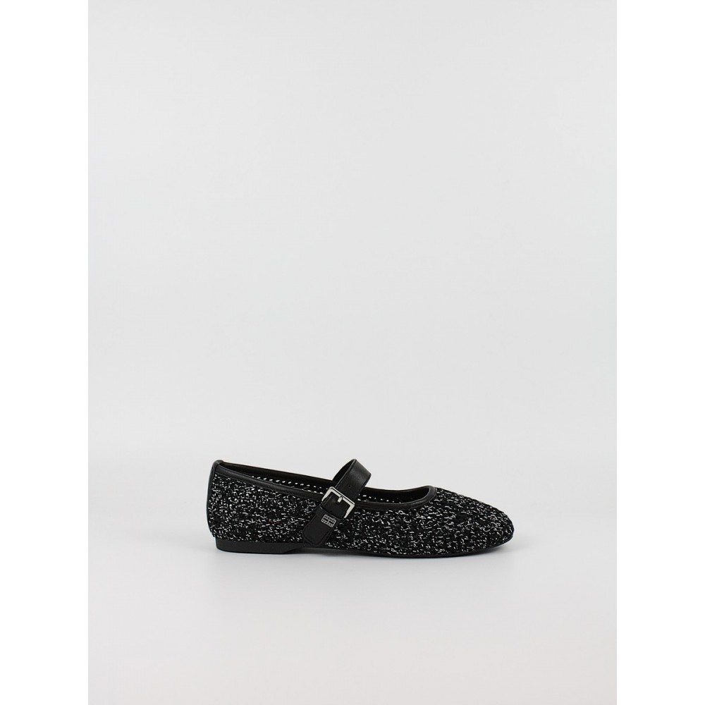 Γυναικεία Μπαλαρίνα Tommy Hilfiger Tjw Knitted Ballerina EN0EN03030-BDS Μαύρο