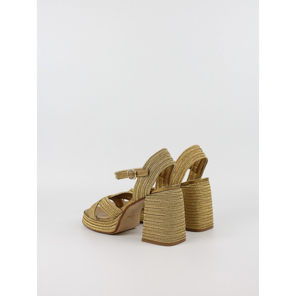 Γυναικείο Σανδάλι Castaner Valle 142 023116-3006 Χρυσό