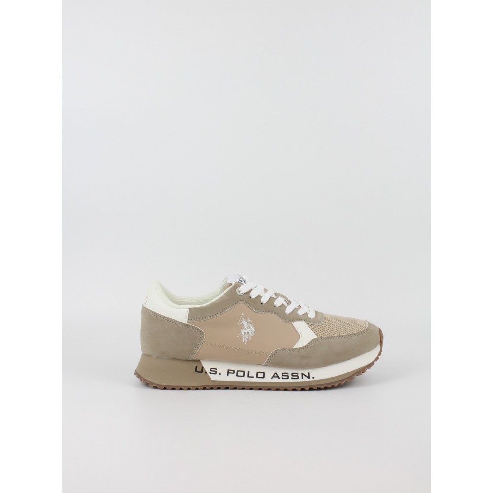 Ανδρικό Sneaker Us Polo Assn CLEEF011-BEI Μπεζ