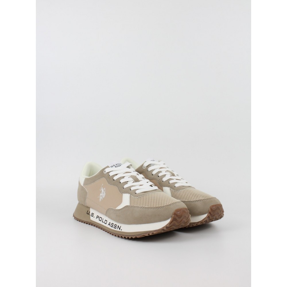 Ανδρικό Sneaker Us Polo Assn CLEEF011-BEI Μπεζ
