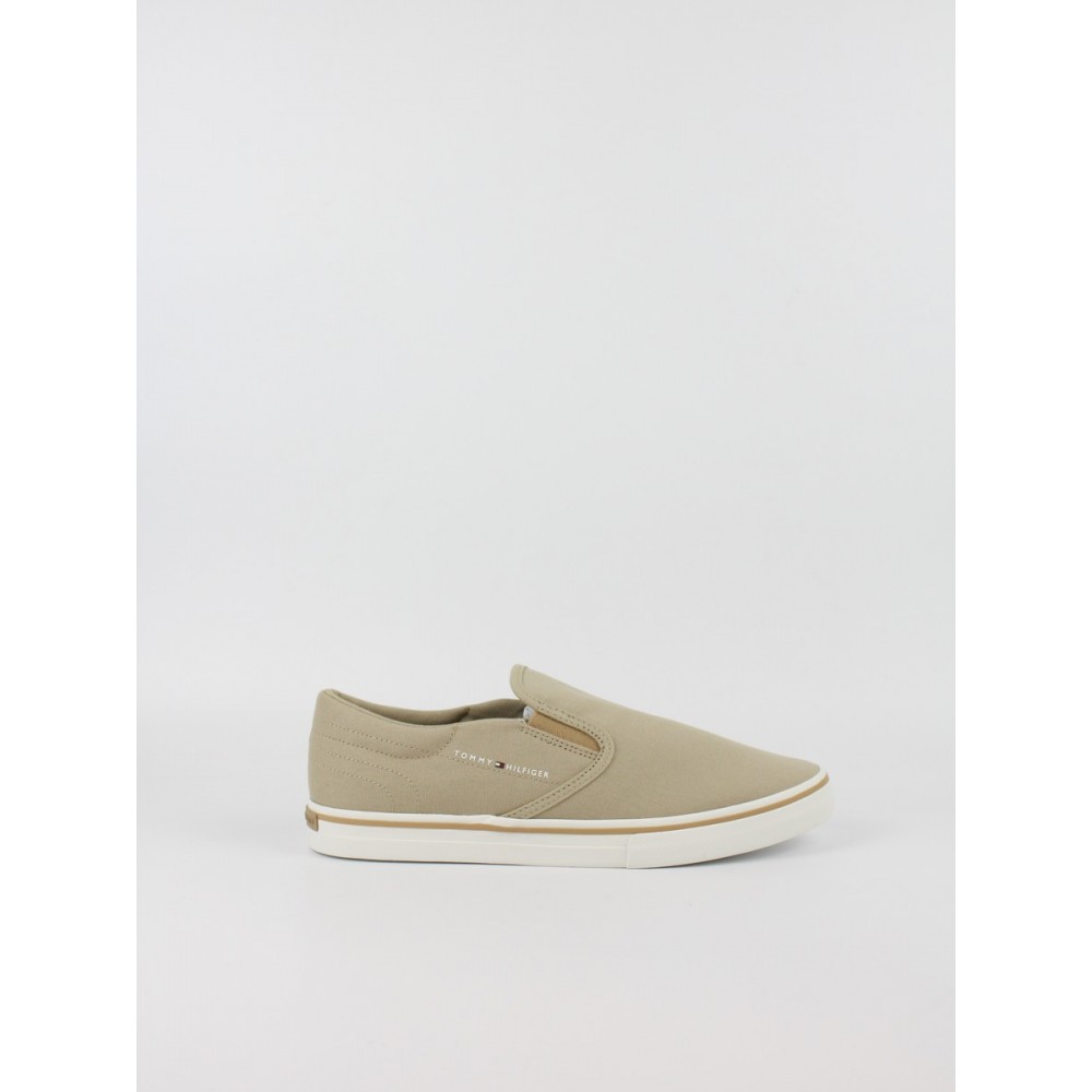 Ανδρικά Sneaker Tommy Hilfiger Vulk Core Slip On FM0FM05689-RBT Μπεζ