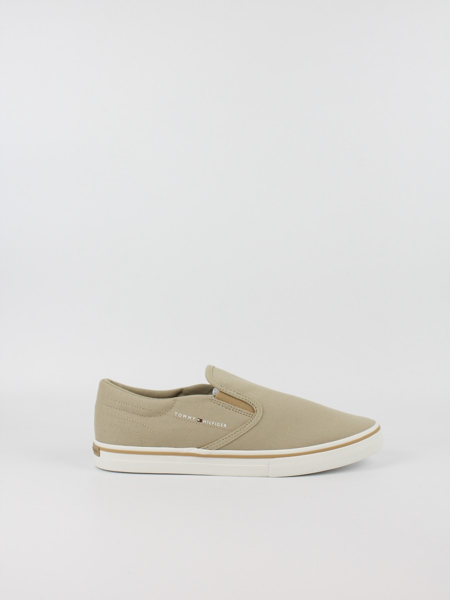 Ανδρικά Sneaker Tommy Hilfiger Vulk Core Slip On FM0FM05689-RBT Μπεζ