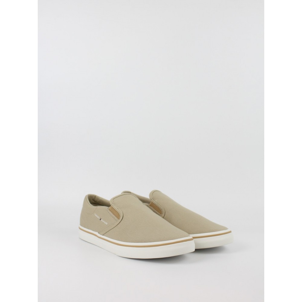 Ανδρικά Sneaker Tommy Hilfiger Vulk Core Slip On FM0FM05689-RBT Μπεζ