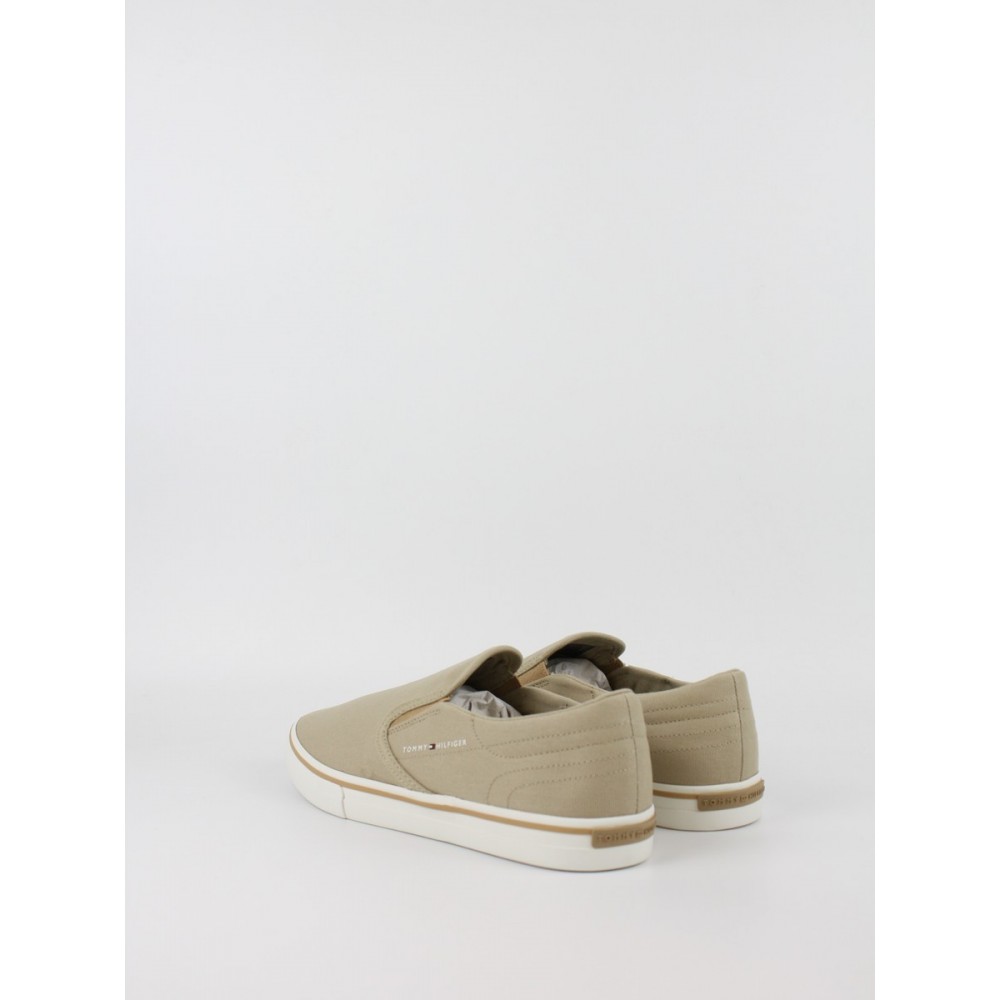 Ανδρικά Sneaker Tommy Hilfiger Vulk Core Slip On FM0FM05689-RBT Μπεζ
