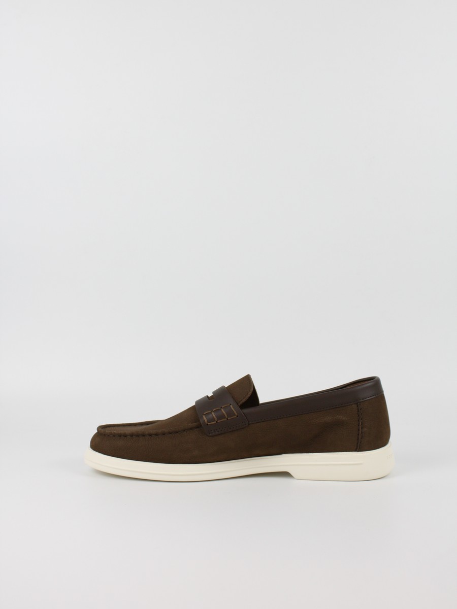 Ανδρικά ΜοκασίνιαTommy Hilfiger Mix Nubuck Loafer FM0FM05785-GV0 Καφέ
