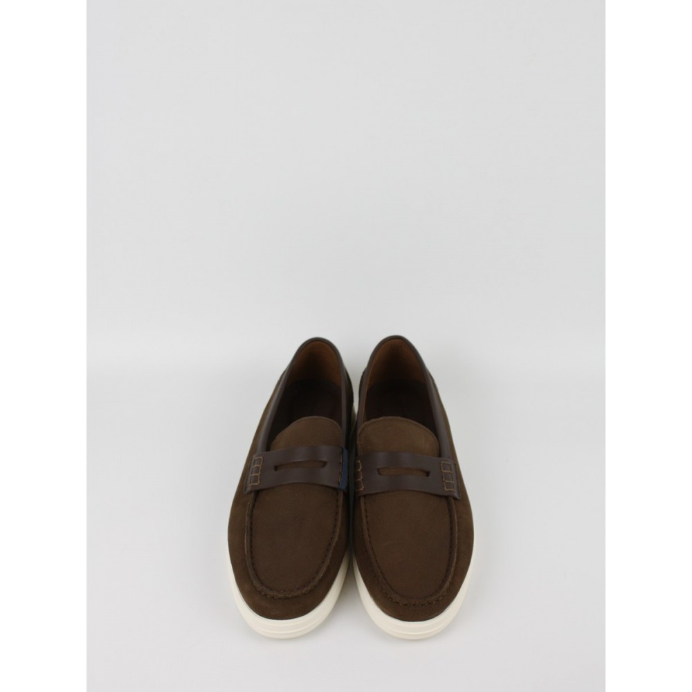 Ανδρικά ΜοκασίνιαTommy Hilfiger Mix Nubuck Loafer FM0FM05785-GV0 Καφέ