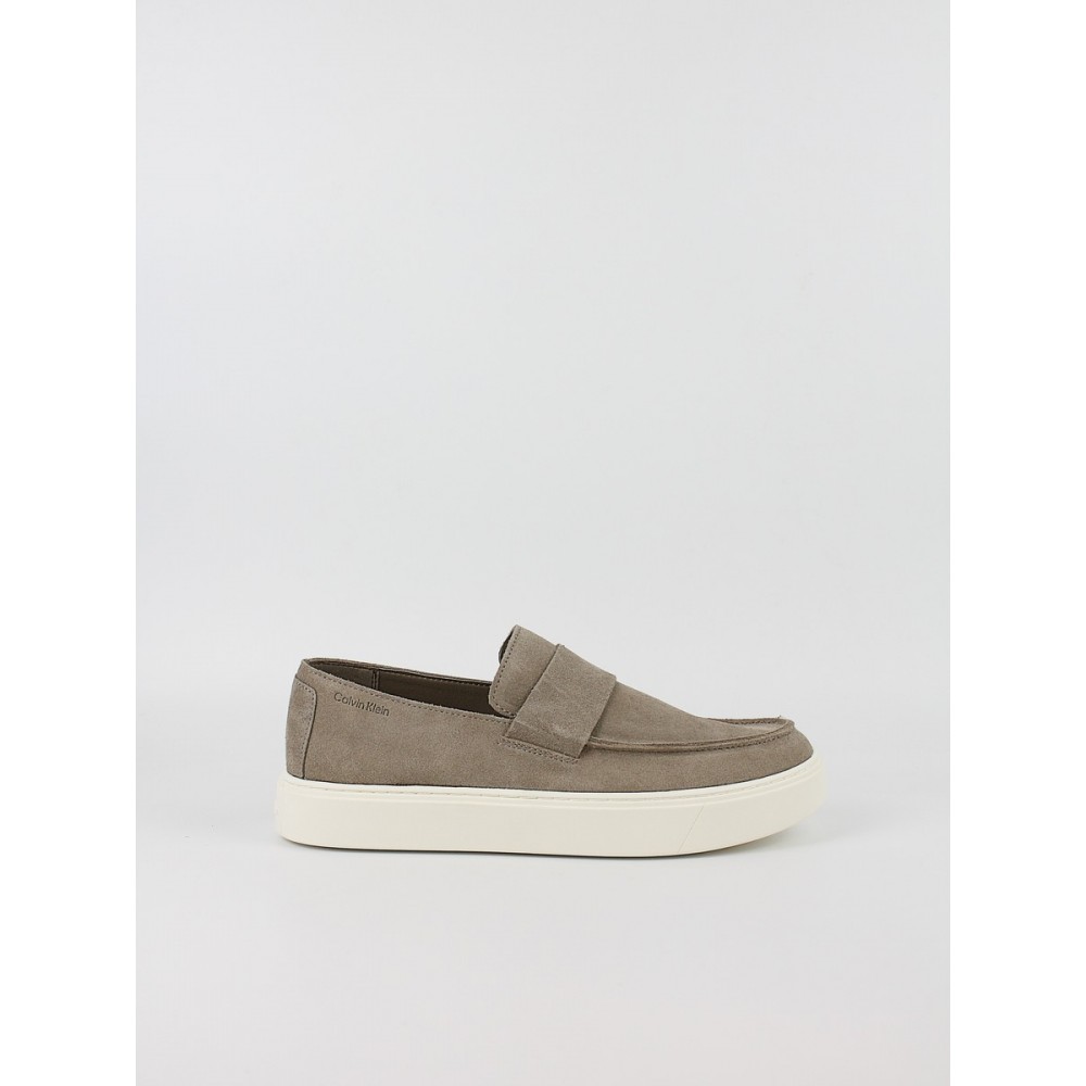 Ανδρικά Sneaker Calvin KLein Hybrid Clean Cup Loafer Band Suede HM0HM02161-PBO Μπεζ