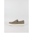 Ανδρικά Sneaker Calvin KLein Hybrid Clean Cup Loafer Band Suede HM0HM02161-PBO Μπεζ