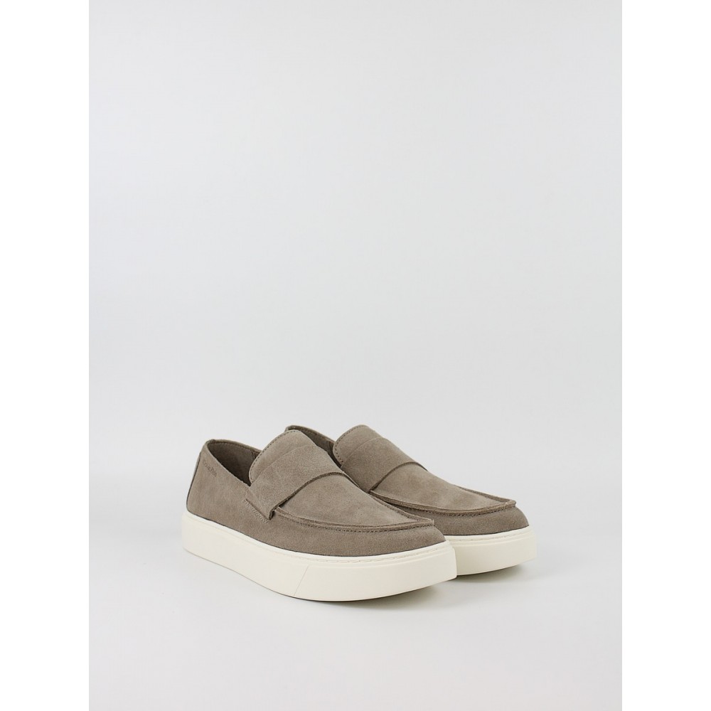 Ανδρικά Sneaker Calvin KLein Hybrid Clean Cup Loafer Band Suede HM0HM02161-PBO Μπεζ