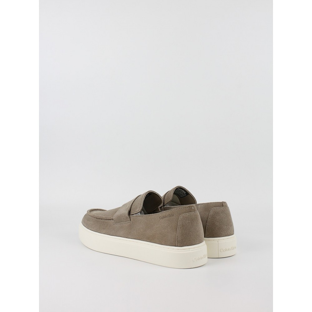 Ανδρικά Sneaker Calvin KLein Hybrid Clean Cup Loafer Band Suede HM0HM02161-PBO Μπεζ