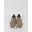 Ανδρικά Sneaker Calvin KLein Hybrid Clean Cup Loafer Band Suede HM0HM02161-PBO Μπεζ
