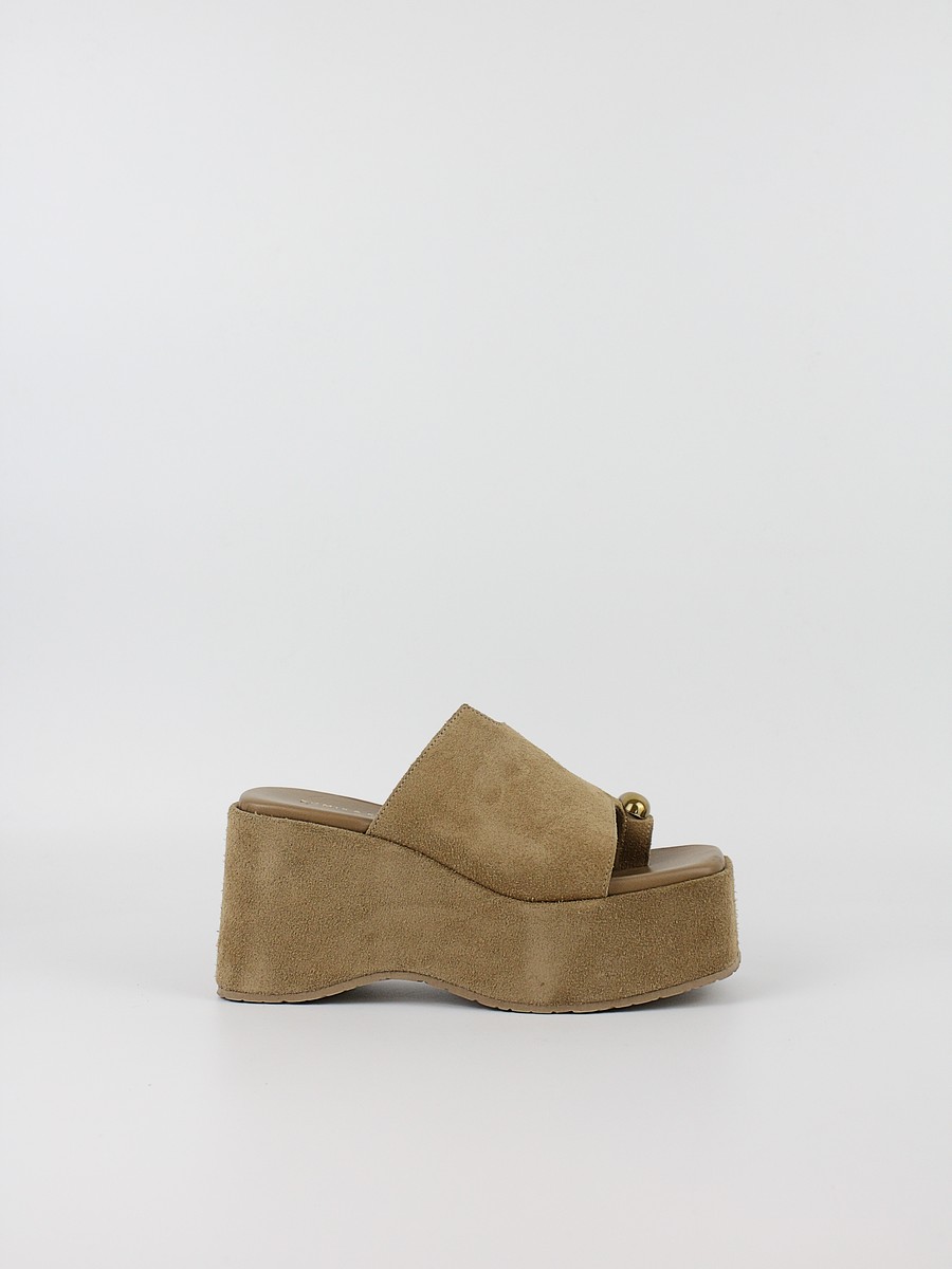 Γυναικεία Πλατφόρμα Komis-Komis E205 Tabacco