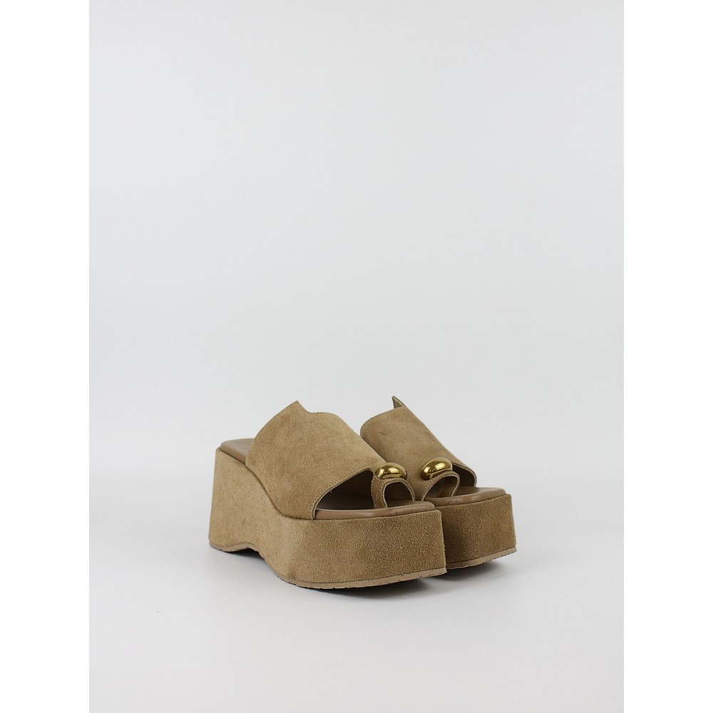 Γυναικεία Πλατφόρμα Komis-Komis E205 Tabacco