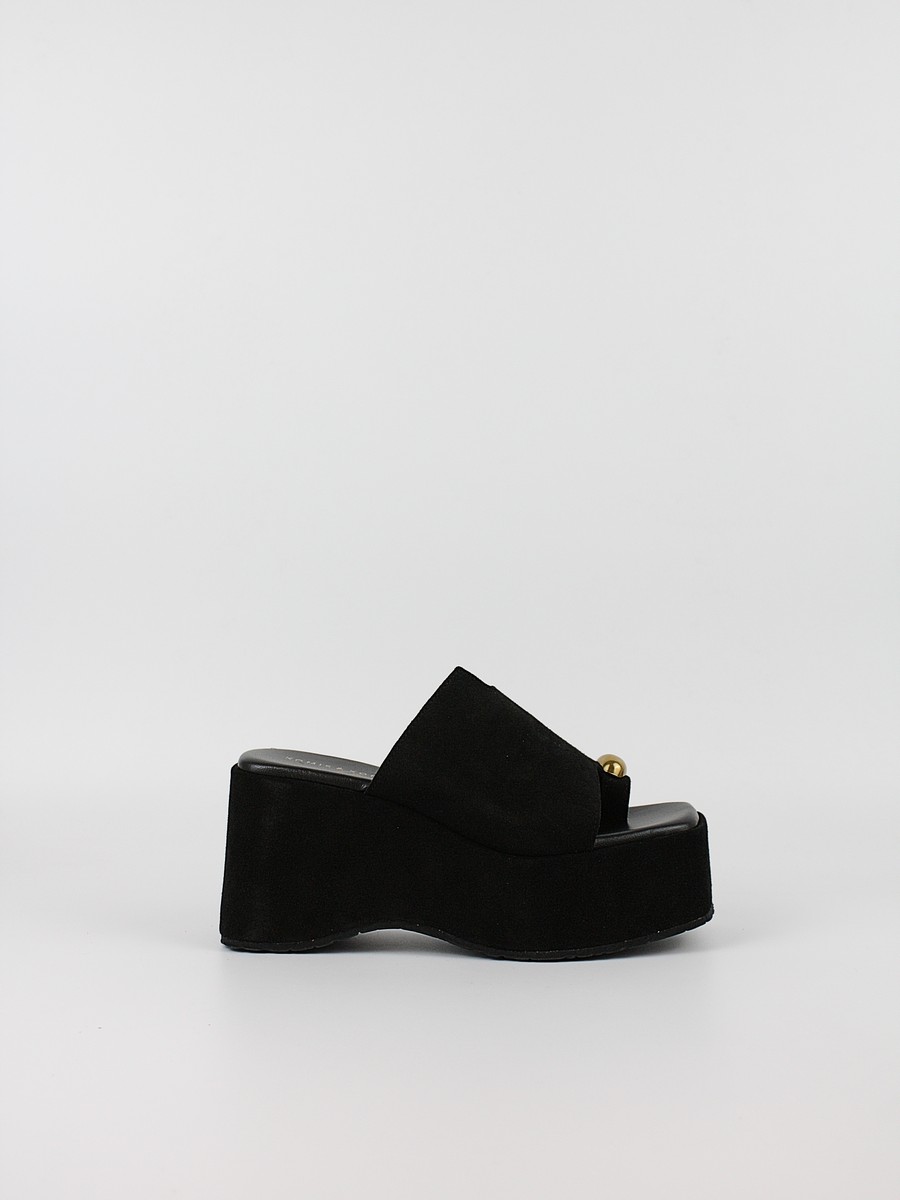 Γυναικεία Πλατφόρμα Komis-Komis E205 Μαύρη