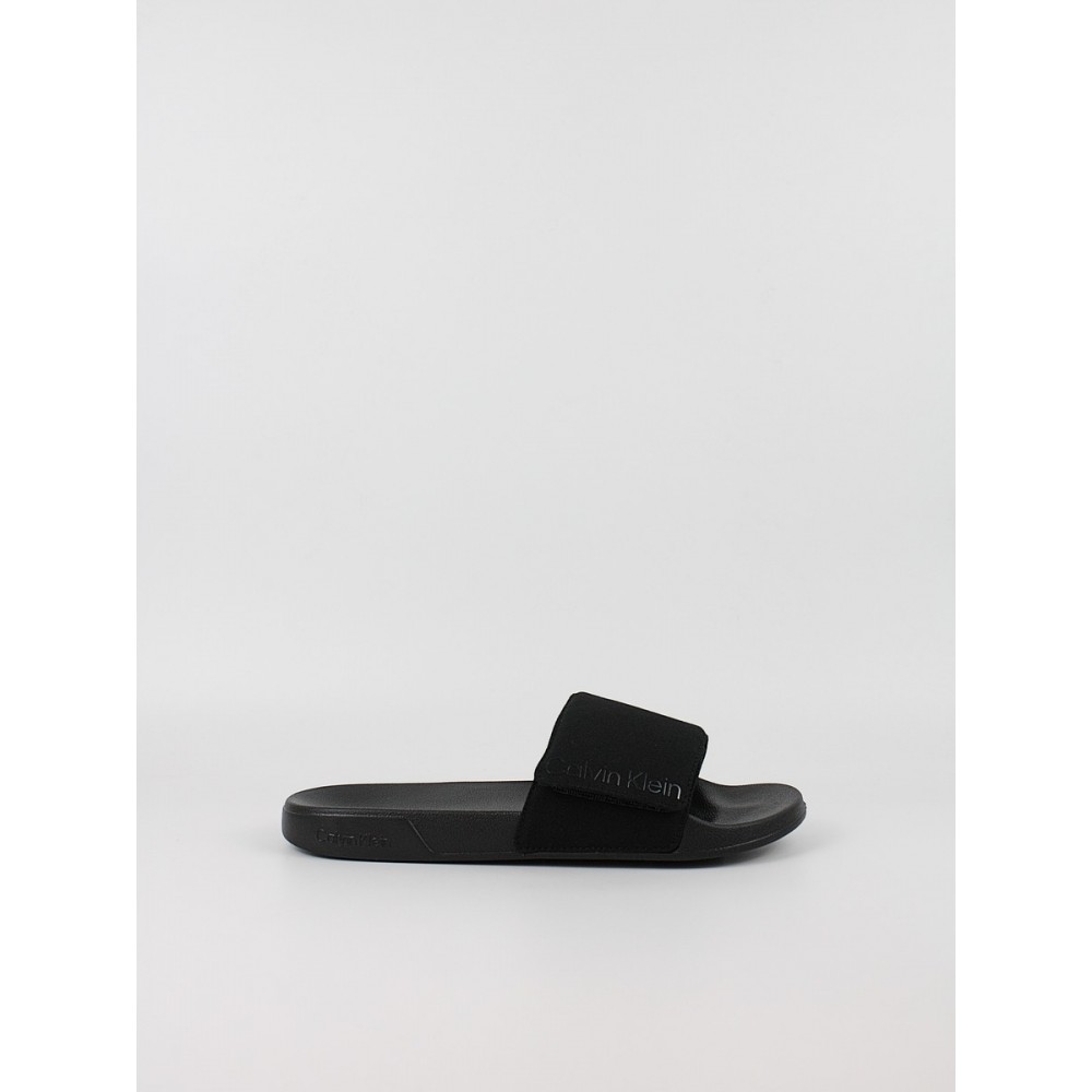 Ανδρική Σαγιονάρα Calvin Klein Ess Slide Adj Monobrand Cv HM0HM02115-0GJ Μαύρη