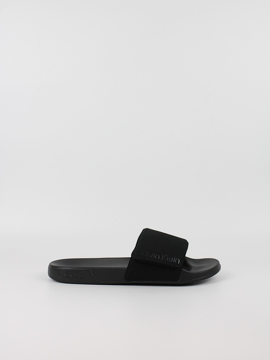 Ανδρική Σαγιονάρα Calvin Klein Ess Slide Adj Monobrand Cv HM0HM02115-0GJ Μαύρη