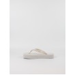 Γυναικεία Σαγιονάρα Calvin KLein Flatform Flip Flop Met Tpu YW0YW03120-PE6 Μπεζ