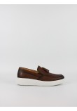 Men Loafer Shoes Versace YOT61908-1 Τobacco