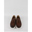 Men Loafer Shoes Versace YOT61908-1 Τobacco