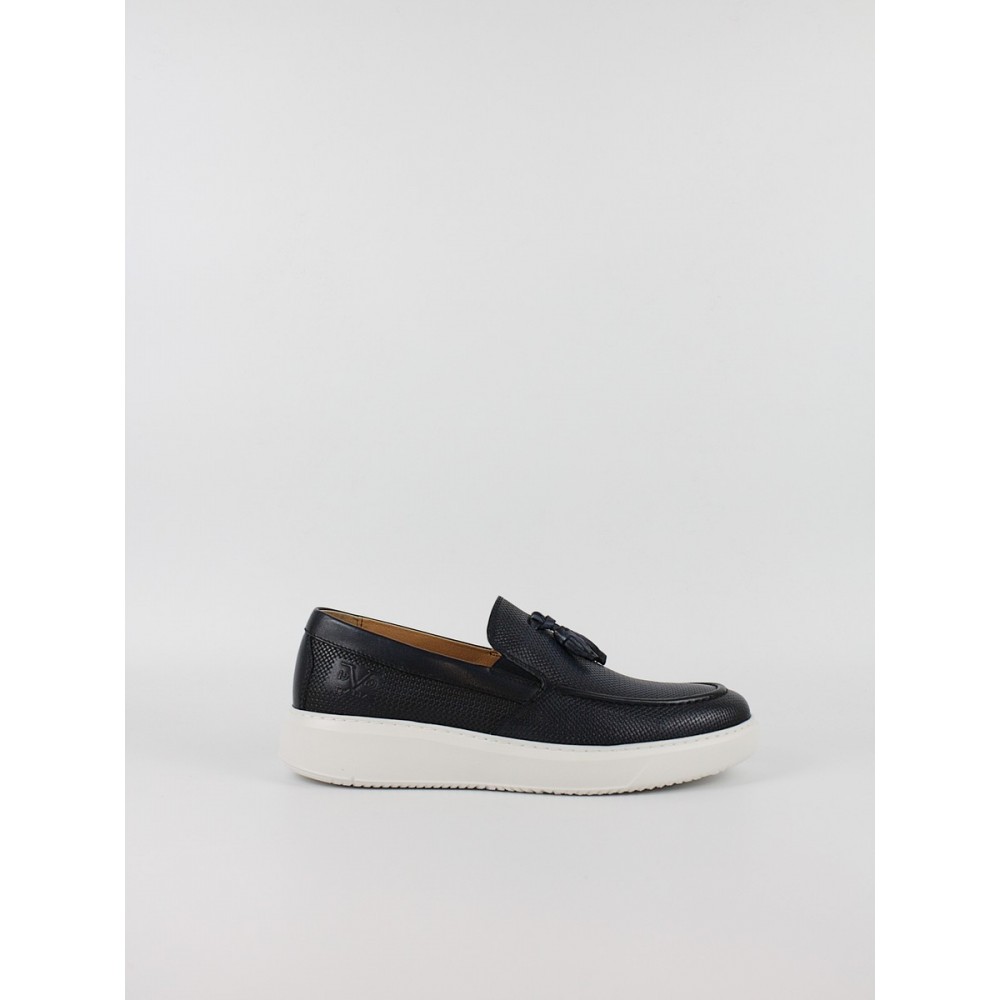 Men Loafer Shoes Versace YOT61908-1 Navy