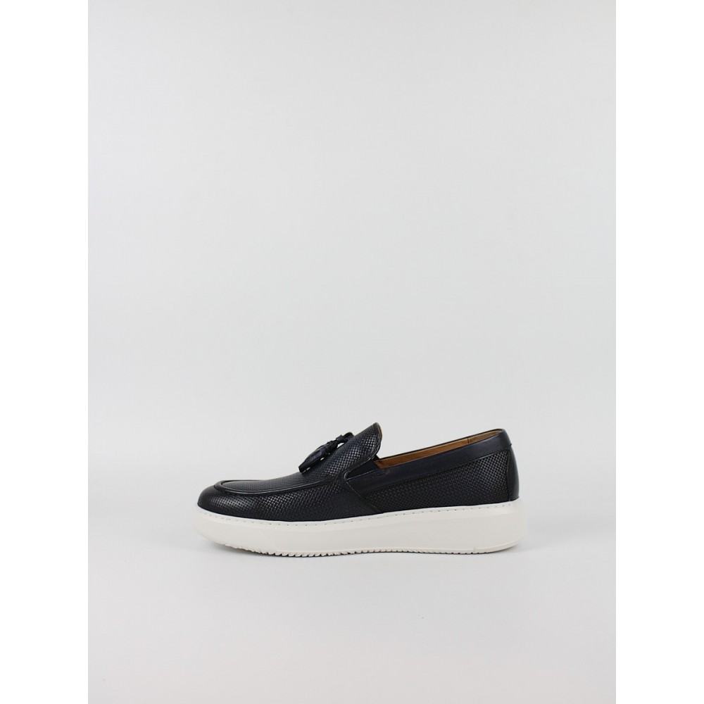 Men Loafer Shoes Versace YOT61908-1 Navy