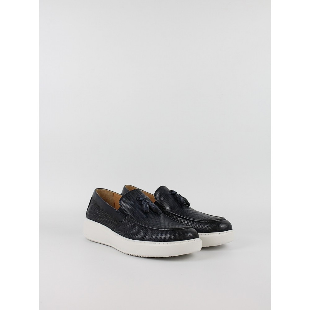 Men Loafer Shoes Versace YOT61908-1 Navy