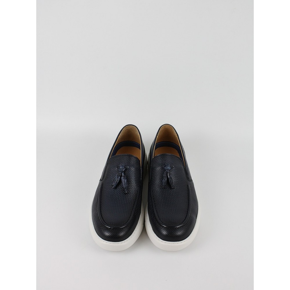 Men Loafer Shoes Versace YOT61908-1 Navy