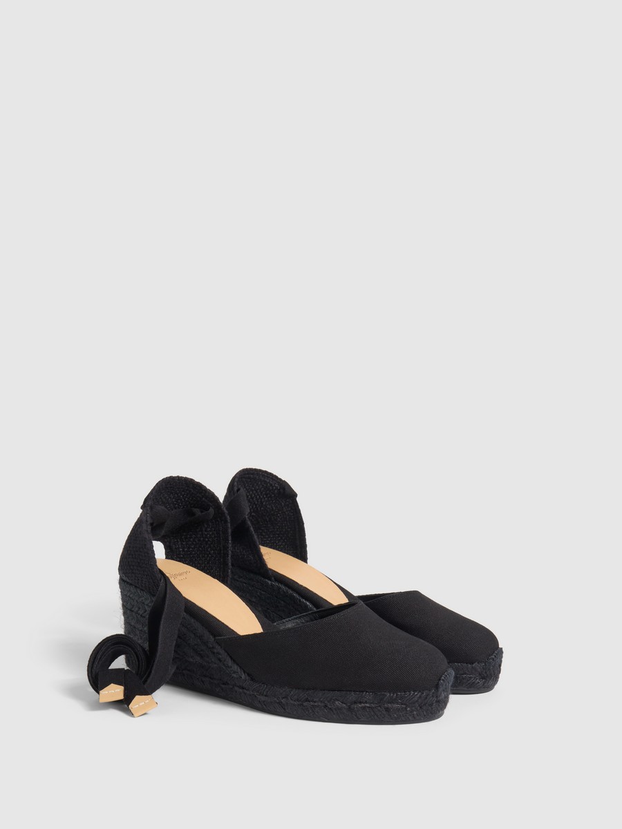Women Espandrille Castaner 020969-100 CARINA C/6/001 Black