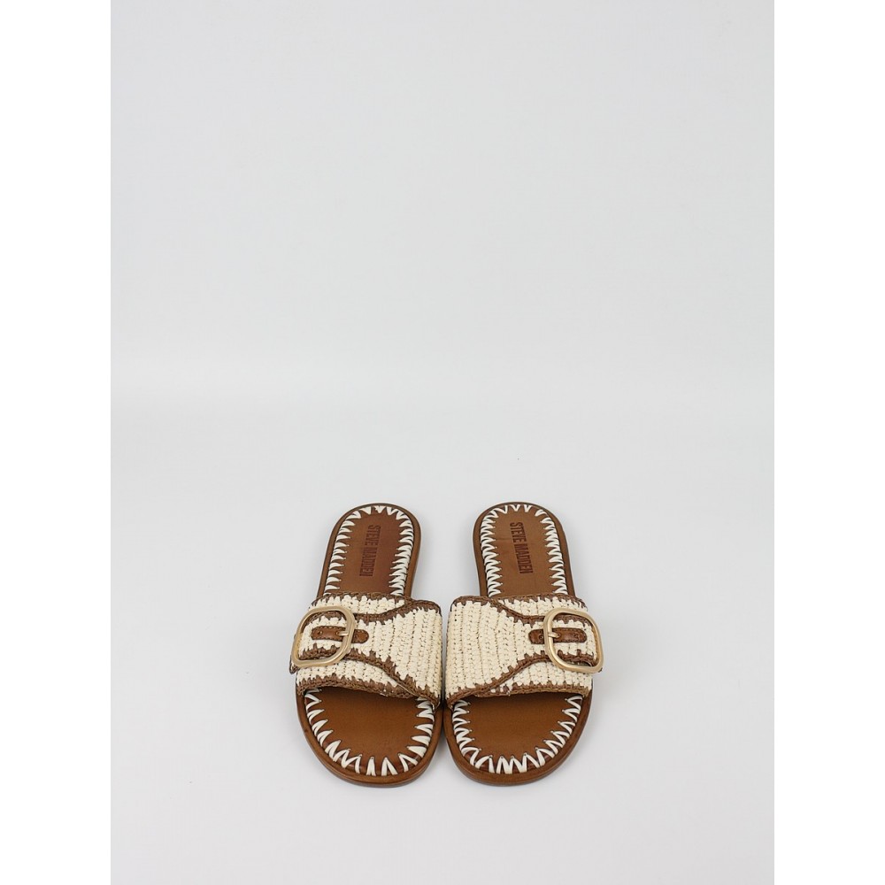 Γυναικεία Slides Steve Madden Seabreeze 11005485 Μπεζ